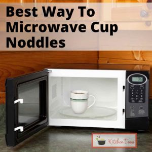 Can you microwave a cup of noodles 